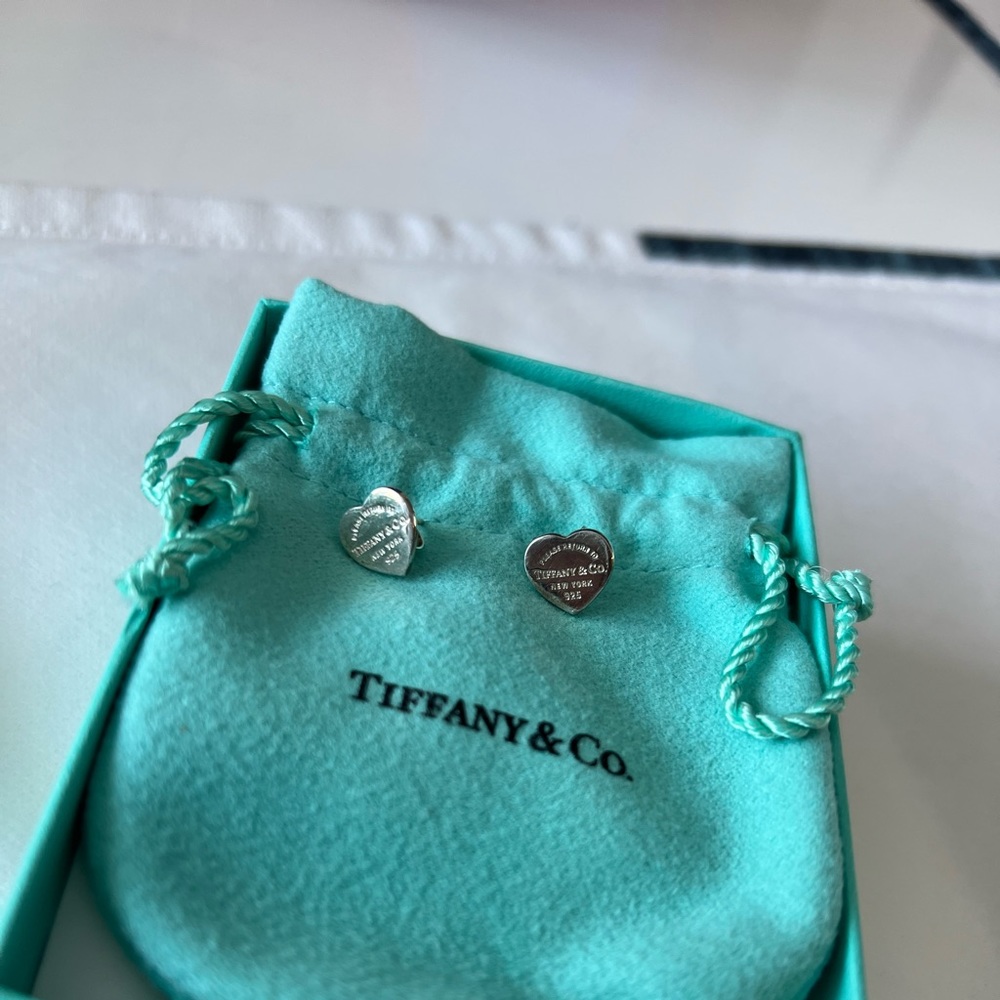 Tiffany & Co. Heart Stud Earrings